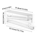 Auto-Rolling Egg Organizer for Refrigerators, Space-Saving Egg Dispenser, Home Storage Solution, 1 Pack