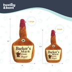 Barker's Mark Large Plush Squeaky Dog Toy – Durable Soft Toy for Indoor Play and Fetch for Dogs of All Sizes