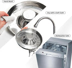 Premium Stainless Steel Dog Bowls - Set of 2 for Food and Water - Perfect for All Dog Sizes