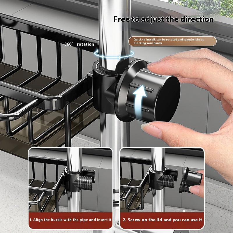 Premium Sink Space-Saving Rack