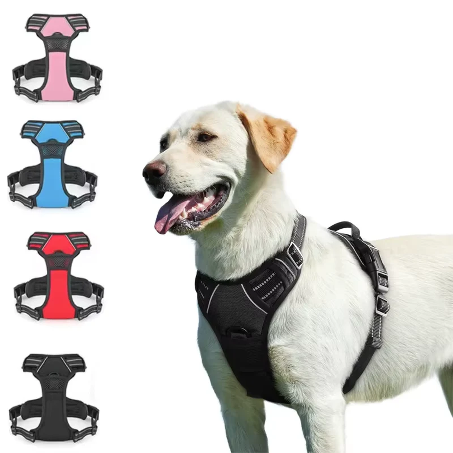 Padded Reflective Control Dog Harness