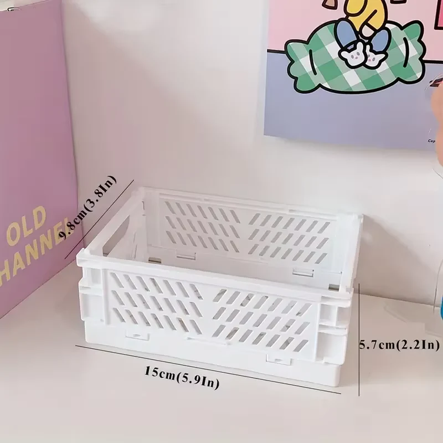 Foldable Plastic Storage Baskets 
