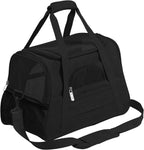 Medium Soft-Sided Travel Carrier for Dogs and Cats - Collapsible Pet Crate (20.5" W x 13.5" H x 10" D)