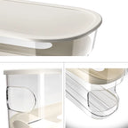 Auto-Rolling Egg Organizer for Refrigerators, Space-Saving Egg Dispenser, Home Storage Solution, 1 Pack