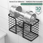 Ultimate 3-In-1 Hair Dryer Holder & Tool Organizer - Adjustable Wall-Mounted Storage for Blow Dryers, Flat Irons, and Curling Irons