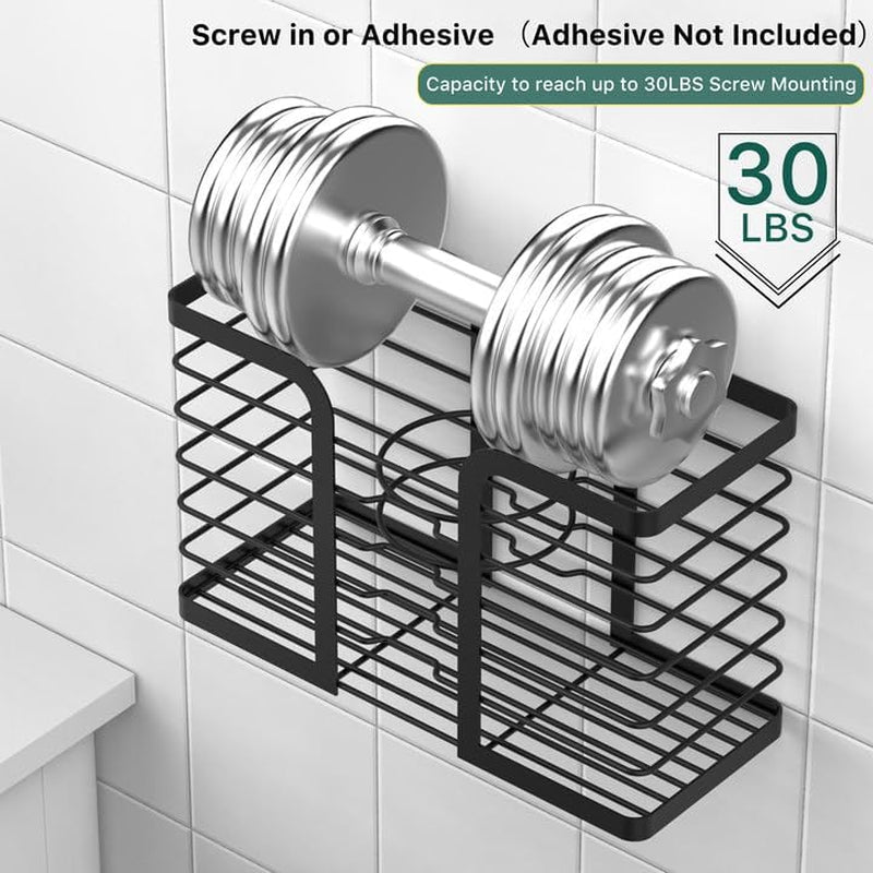 Ultimate 3-In-1 Hair Dryer Holder & Tool Organizer - Adjustable Wall-Mounted Storage for Blow Dryers, Flat Irons, and Curling Irons